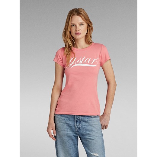 G-Star Koszulka w kolorze jasnoróżowym ze sklepu Limango Polska w kategorii Bluzki damskie - zdjęcie 172172034