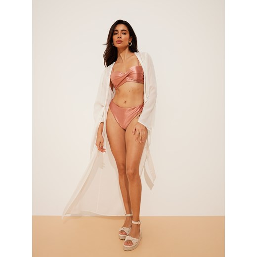 Mohito - Pudrowy dół od bikini - pastelowy różowy Mohito 42 Mohito