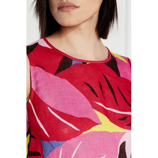Marella SPORT Lniany top RECESS | Loose fit 38 Gomez Fashion Store