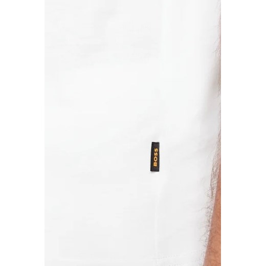 BOSS HUGO t-shirt męski biały z krótkimi rękawami 