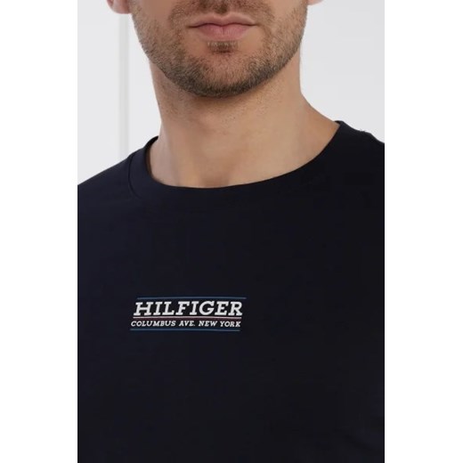 T-shirt męski Tommy Hilfiger czarny z krótkim rękawem 