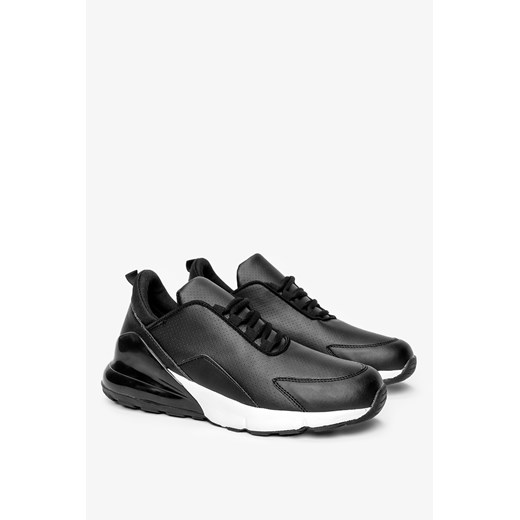Czarne buty sportowe sneakersy sznurowane Casu D26-1 ze sklepu Casu.pl w kategorii Buty sportowe damskie - zdjęcie 172175111