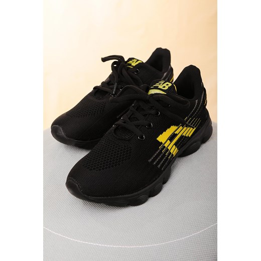 Czarne buty sportowe sznurowane Casu 204/31Y ze sklepu Casu.pl w kategorii Buty sportowe damskie - zdjęcie 172175294