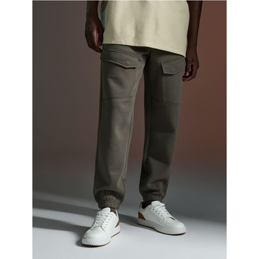 Sinsay - Spodnie comfort jogger - szary ze sklepu Sinsay w kategorii Spodnie męskie - zdjęcie 172176760