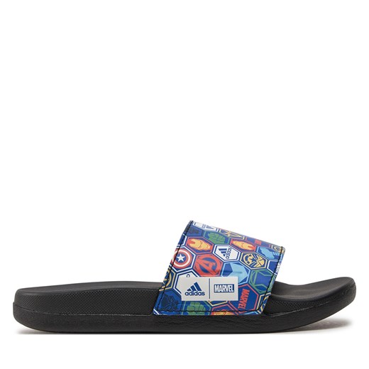 Klapki adidas adilette Comfort x Marvel Slides Kids ID5238 Niebieski ze sklepu eobuwie.pl w kategorii Klapki dziecięce - zdjęcie 172178802