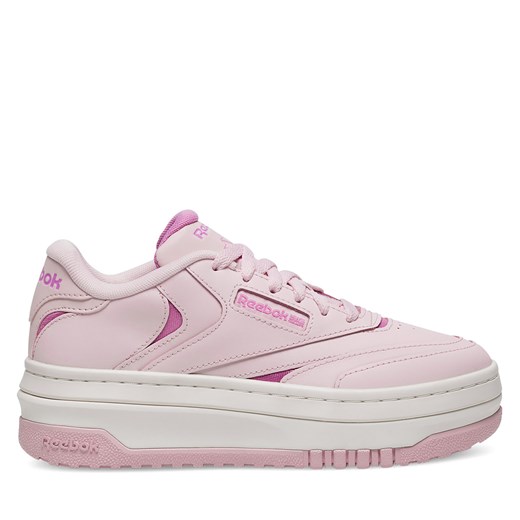 Sneakersy Reebok Club C Extra 100202097 Pink ze sklepu eobuwie.pl w kategorii Buty sportowe damskie - zdjęcie 172178853