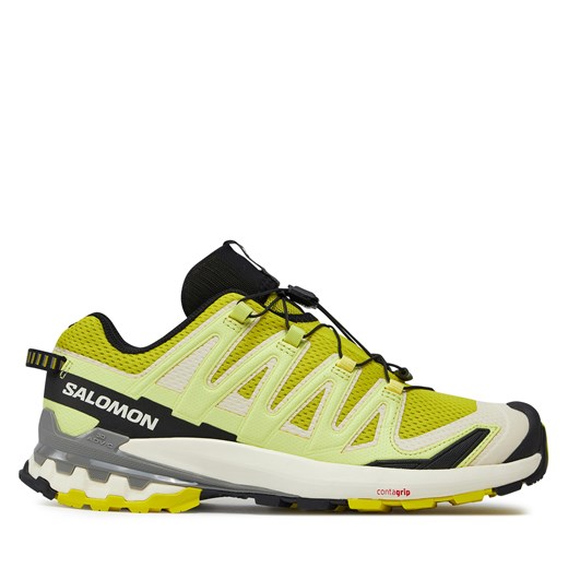 Sneakersy Salomon Xa Pro 3D V9 L47463100 Żółty ze sklepu eobuwie.pl w kategorii Buty sportowe męskie - zdjęcie 172178953