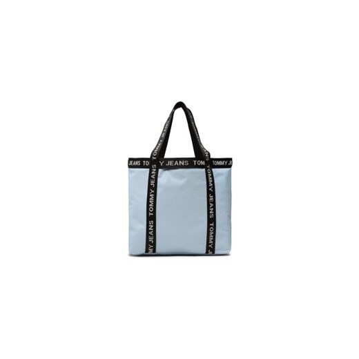 Tommy Jeans Torebka Tjw Essential Tote AW0AW14953 Błękitny ze sklepu MODIVO w kategorii Torby Shopper bag - zdjęcie 172179542