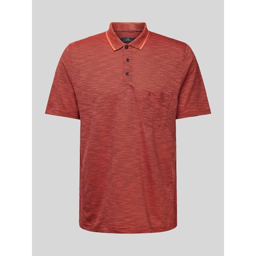 Koszulka polo ze wzorem w paski i kieszenią na piersi ze sklepu Peek&Cloppenburg  w kategorii T-shirty męskie - zdjęcie 172182384