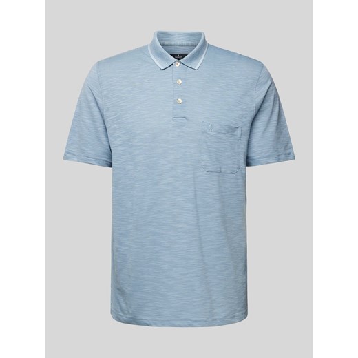 Koszulka polo ze wzorem w paski i kieszenią na piersi ze sklepu Peek&Cloppenburg  w kategorii T-shirty męskie - zdjęcie 172182504