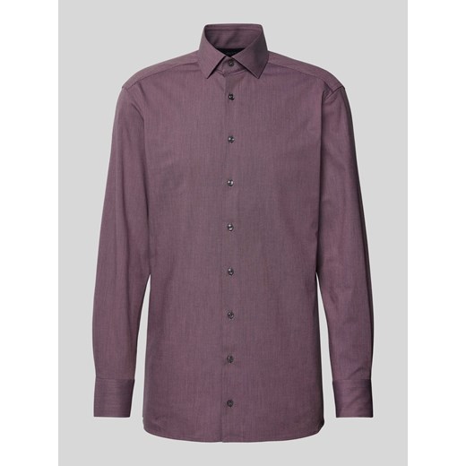 Koszula biznesowa o kroju modern fit z tkanym wzorem ze sklepu Peek&Cloppenburg  w kategorii Koszule męskie - zdjęcie 172182542
