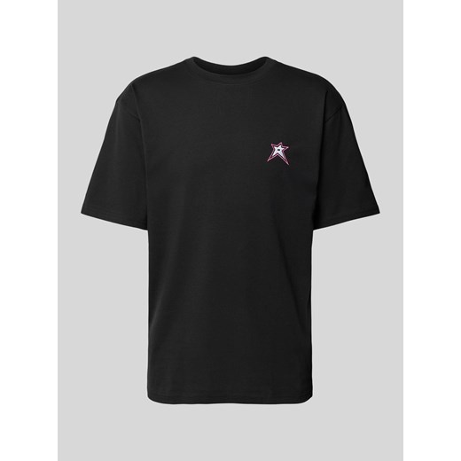 T-shirt z wyhaftowanym motywem i okrągłym dekoltem ze sklepu Peek&Cloppenburg  w kategorii T-shirty męskie - zdjęcie 172182544