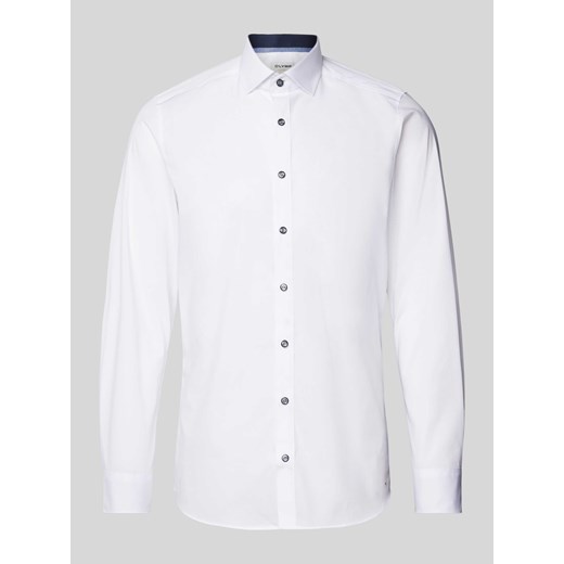 Koszula biznesowa o kroju body fit z kołnierzykiem typu kent model ‘Royal’ ze sklepu Peek&Cloppenburg  w kategorii Koszule męskie - zdjęcie 172182643
