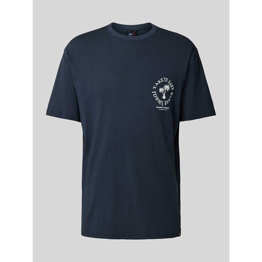 T-shirt o kroju regular fit z nadrukiem z logo model ‘NOVELTY GRAPHIC’ ze sklepu Peek&Cloppenburg  w kategorii T-shirty męskie - zdjęcie 172182831