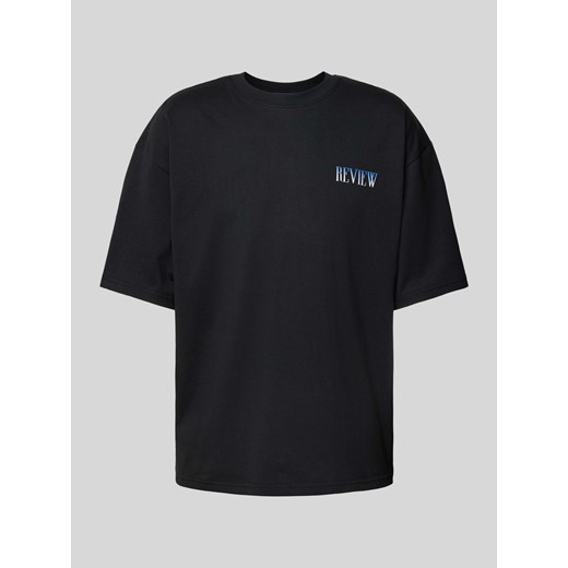 T-shirt z nadrukiem z logo i okrągłym dekoltem ze sklepu Peek&Cloppenburg  w kategorii T-shirty męskie - zdjęcie 172183024