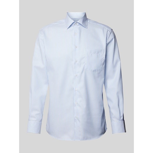 Koszula biznesowa o kroju modern fit w paski ze sklepu Peek&Cloppenburg  w kategorii Koszule męskie - zdjęcie 172183070