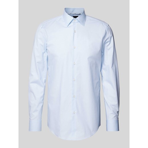 Koszula biznesowa o kroju slim fit z kołnierzykiem typu kent model ‘Hank’ ze sklepu Peek&Cloppenburg  w kategorii Koszule męskie - zdjęcie 172183190