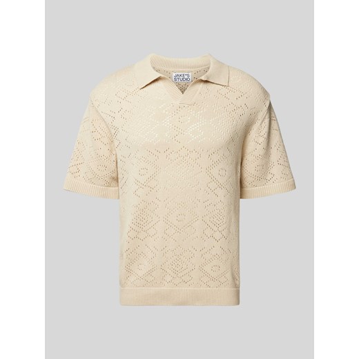 Koszulka polo z dekoltem w serek ze sklepu Peek&Cloppenburg  w kategorii T-shirty męskie - zdjęcie 172183372