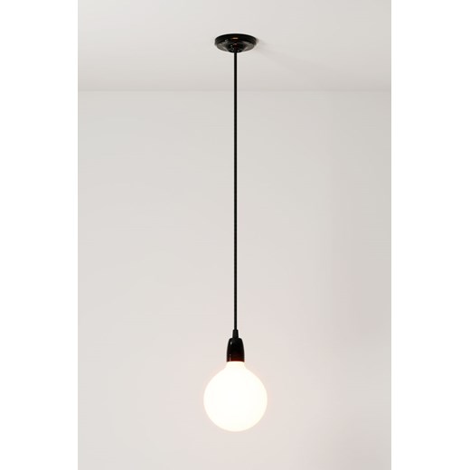 H & M - Lampa Wisząca Z Porcelany Z Żarówką - Czarny ze sklepu H&M w kategorii Lampy wiszące - zdjęcie 172183542