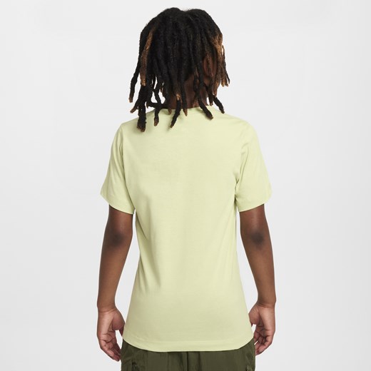 T-shirt chłopięce Nike żółty na lato 