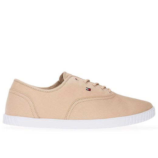 Buty Tommy Hilfiger Canvas Lace Up FW0FW07805-TRY - różowe ze sklepu streetstyle24.pl w kategorii Trampki damskie - zdjęcie 172184962