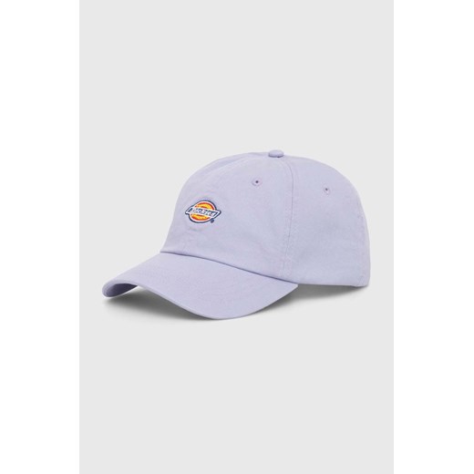 Dickies czapka kolor fioletowy z aplikacją ze sklepu PRM w kategorii Czapki z daszkiem damskie - zdjęcie 172185014