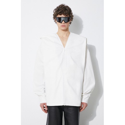 A.A. Spectrum bluza Garbag męska kolor biały z kapturem gładka 81241114 ze sklepu PRM w kategorii Bluzy męskie - zdjęcie 172185054