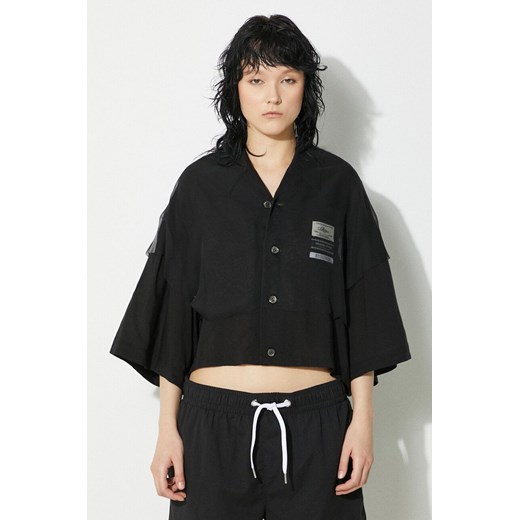 Undercover koszula Shirt damska kolor czarny relaxed UC1D1406.2 ze sklepu PRM w kategorii Koszule damskie - zdjęcie 172185112