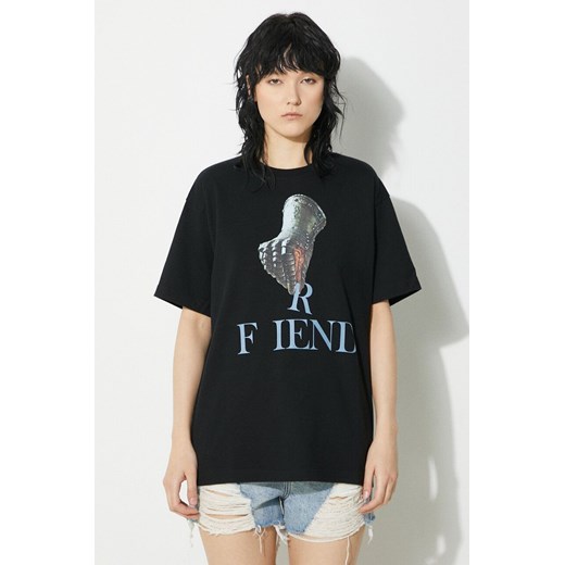 Undercover t-shirt bawełniany Tee damski kolor czarny UC1D2802 ze sklepu PRM w kategorii Bluzki damskie - zdjęcie 172185453