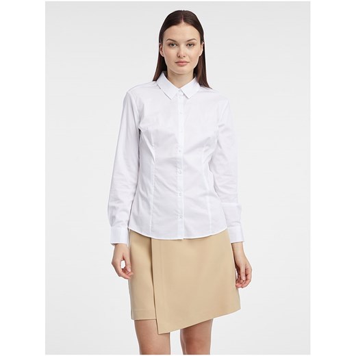 orsay Bluzka w kolorze białym ze sklepu Limango Polska w kategorii Koszule damskie - zdjęcie 172185893