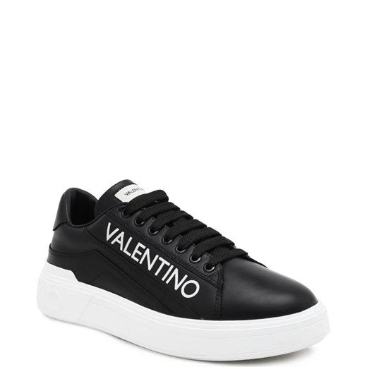 Buty sportowe męskie Valentino czarne sznurowane ze skóry 