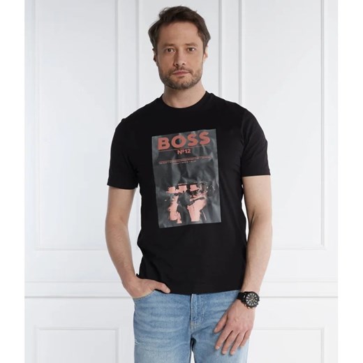 BOSS ORANGE T-shirt Ticket | Regular Fit ze sklepu Gomez Fashion Store w kategorii T-shirty męskie - zdjęcie 172185981