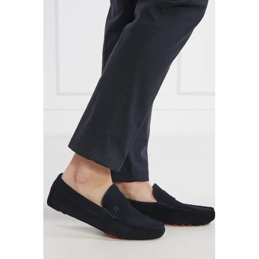 Tommy Hilfiger Skórzane mokasyny TH CLASSIC SUEDE DRIVER Tommy Hilfiger 42 Gomez Fashion Store