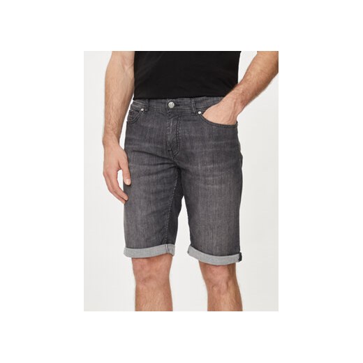 KARL LAGERFELD Szorty jeansowe 265820 542833 Czarny Regular Fit ze sklepu MODIVO w kategorii Spodenki męskie - zdjęcie 172187430