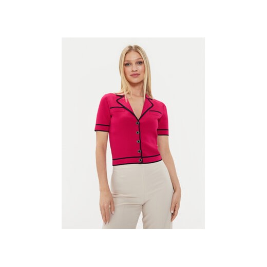 Morgan Bluzka 241-MEDIN Różowy Regular Fit ze sklepu MODIVO w kategorii Bluzki damskie - zdjęcie 172187460