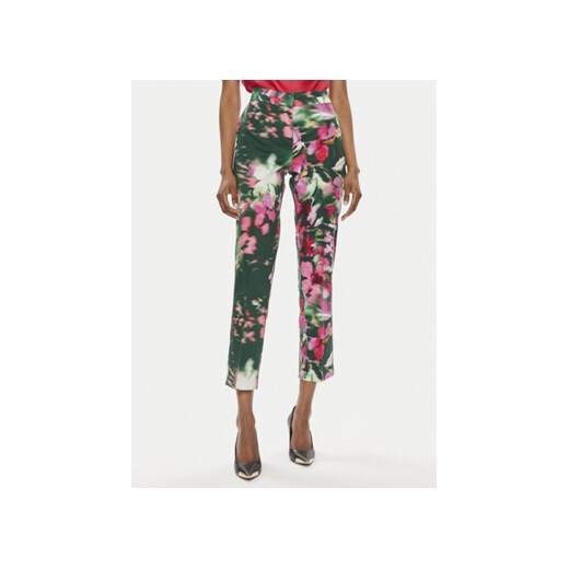 Morgan Spodnie materiałowe 241-POCHA.F Zielony Slim Fit ze sklepu MODIVO w kategorii Spodnie damskie - zdjęcie 172187481