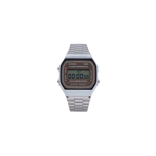 Casio Zegarek A168WA-5AYES Srebrny ze sklepu MODIVO w kategorii Zegarki - zdjęcie 172187530