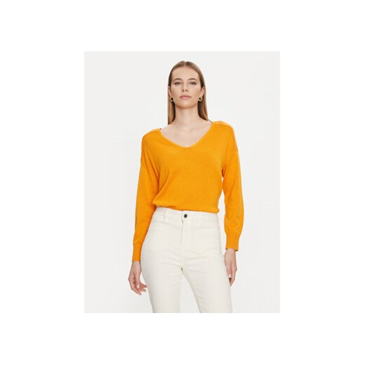 Morgan Sweter 241-MOLLI Pomarańczowy Regular Fit ze sklepu MODIVO w kategorii Swetry damskie - zdjęcie 172187561