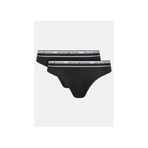 Emporio Armani Underwear Komplet 2 par fig brazylijskich 163334 4R227 00020 Czarny ze sklepu MODIVO w kategorii Majtki damskie - zdjęcie 172187590