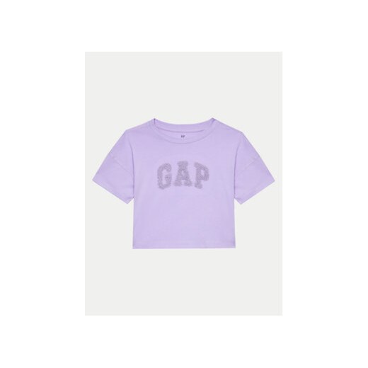 Gap T-Shirt 883128-01 Fioletowy Relaxed Fit ze sklepu MODIVO w kategorii Bluzki dziewczęce - zdjęcie 172187674