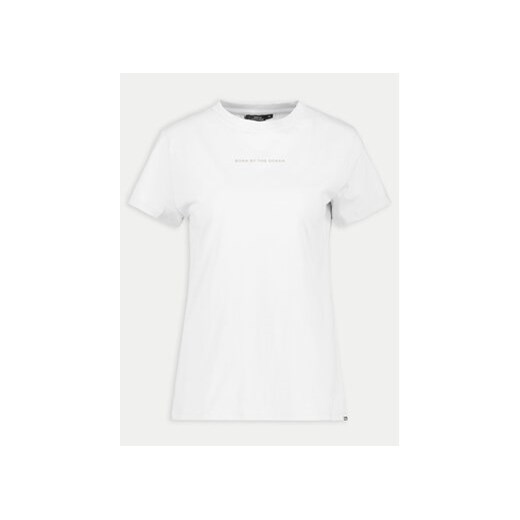 Didriksons T-Shirt Ingarö 505542 Biały Regular Fit ze sklepu MODIVO w kategorii Bluzki damskie - zdjęcie 172187731