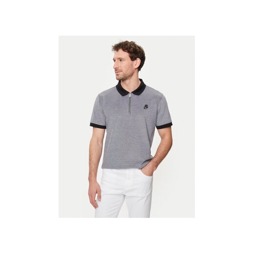 KARL LAGERFELD Polo 745004 542204 Czarny Regular Fit ze sklepu MODIVO w kategorii T-shirty męskie - zdjęcie 172187761