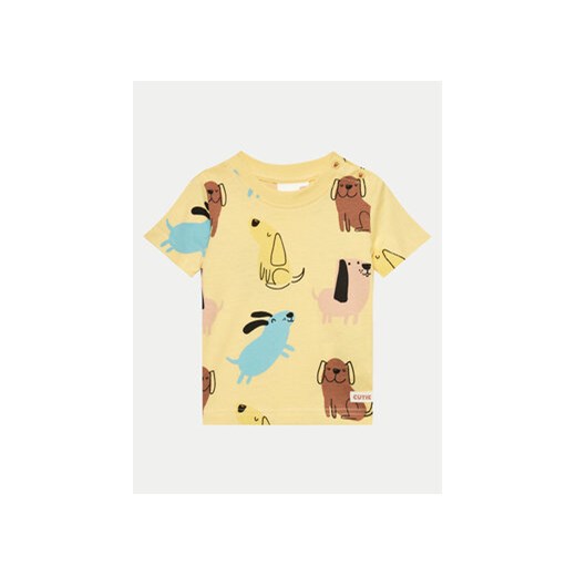 Coccodrillo T-Shirt WC4143203HBN Żółty Regular Fit ze sklepu MODIVO w kategorii Koszulki niemowlęce - zdjęcie 172187850