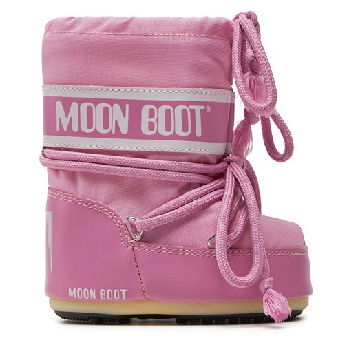 Śniegowce Moon Boot 14004300063 Różowy ze sklepu eobuwie.pl w kategorii Buty zimowe dziecięce - zdjęcie 172188680