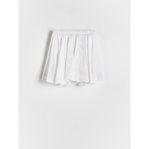 Reserved - Szorty imitujące spódnicę - biały ze sklepu Reserved w kategorii Spodenki dziewczęce - zdjęcie 172189923