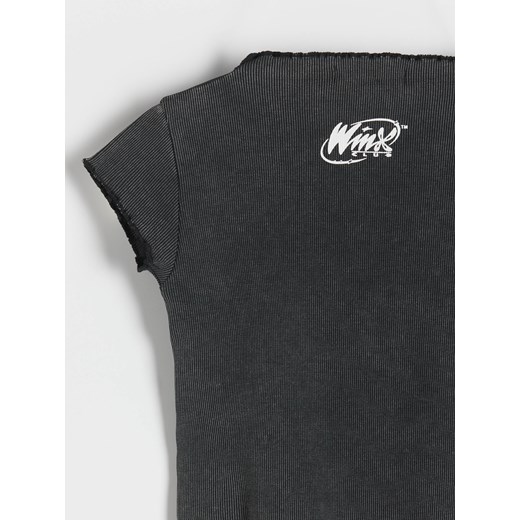 Reserved - T-shirt Winx Club - czarny Reserved 116 (5-6 lat) Reserved
