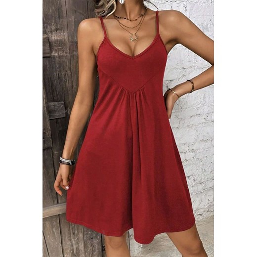 Sukienka MONTODA RED ze sklepu Ivet Shop w kategorii Sukienki - zdjęcie 172195551