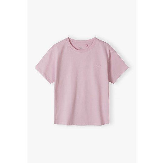 Różowy t-shirt  dla dziewczynki - Limited Edition ze sklepu 5.10.15 w kategorii Bluzki dziewczęce - zdjęcie 172195584