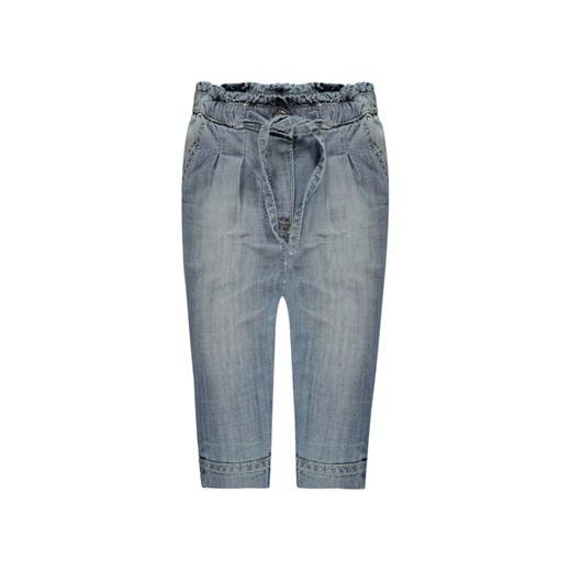 Spodnie jeansowe dziewczęce niebieskie ze sklepu 5.10.15 w kategorii Spodnie i półśpiochy - zdjęcie 172195620
