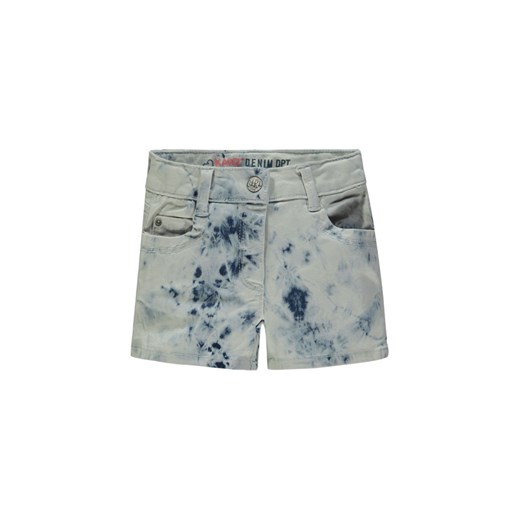 Jeansowe spodnie dla dziewczynki niebieskie ze sklepu 5.10.15 w kategorii Spodenki dziewczęce - zdjęcie 172195640
